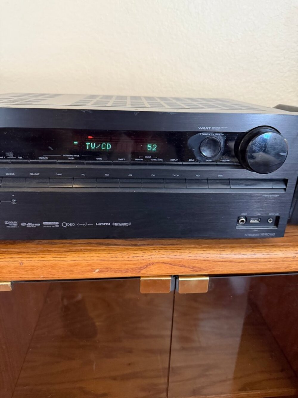 Onkyo HT-RC460 7.2 Channel Network AV Receiver HDMI Home Theater 80W